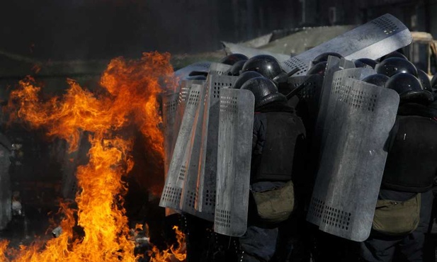 Berkut naciera na Majdan, są ofiary