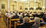 Modlitwa w kaplicy Dobrego Pasterza WSD w Płocku