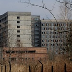 Rozbiórka szpitala Religi w Zabrzu
