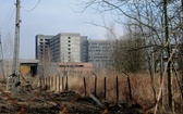 Rozbiórka szpitala Religi w Zabrzu