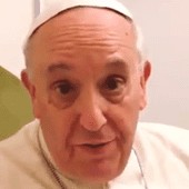 Papieskie przesłanie nagrane smartfonem 