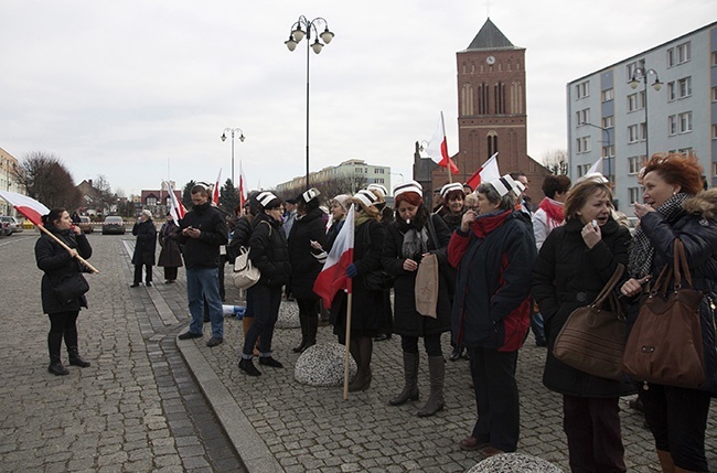 Pikieta w Świdwinie