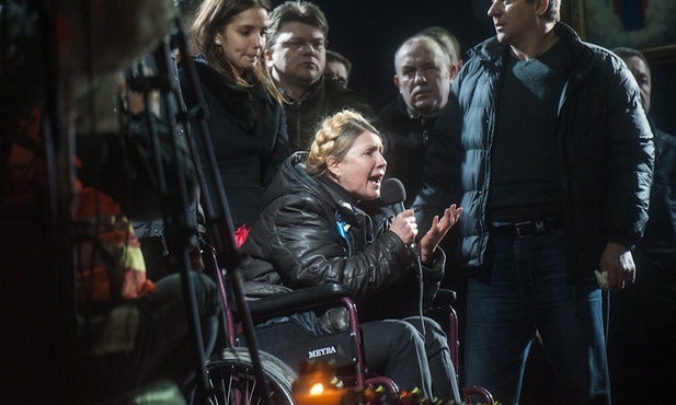 Dramatyczne słowa Tymoszenko na Majdanie