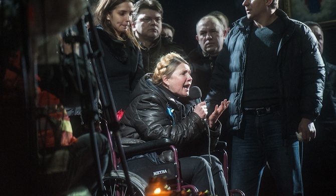 Dramatyczne słowa Tymoszenko na Majdanie