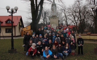50 uczniów pierwszy tydzień ferii spędziło przy parafii w Nowym Mieście