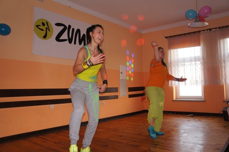 Charytatywna zumba w Bobrownikach