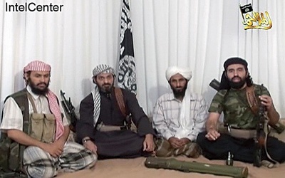 Liderzy Al-Kaidy Półwyspu Arabskiego: Abu Hurayrah Qasim al-Reemi, Saed Abu Sufyan al-Azidi al-Shiri, Abu Basir Nasir al-Wuhayshi, Mohammed al-Awfi
