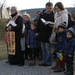 Znicze pod ukraińską flagą