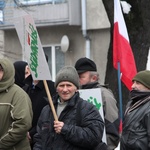 Prostest rolników w Nowym Sączu w 2013 roku