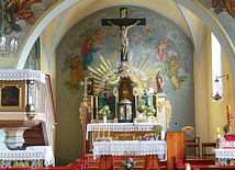 Wnętrze kościoła w Jarnołtowie 