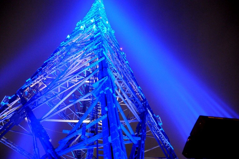 Radiostacja w barwach Ukrainy