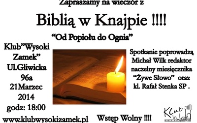 Wieczór z Biblią w knajpie, Katowice, 21 marca