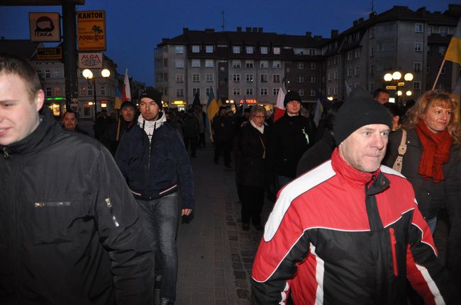 Marsz dla Ukrainy w Szczecinku