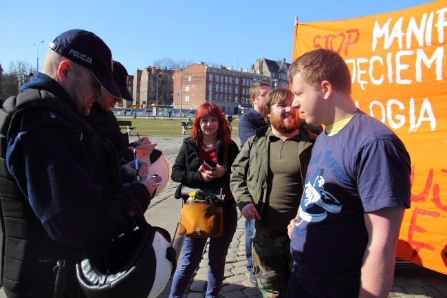 Dwie manifestacje w Gdańsku 