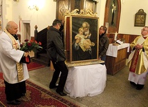  Wizerunek Opiekuna Zbawiciela jest kopią obrazu z legnickiej katedry
