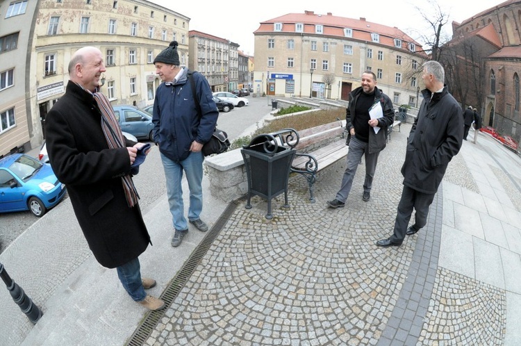 Przed montażem pomnika