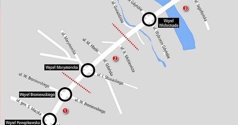 Kolejne zwężenia na Trasie AK
