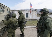 Rosyjski desant na granicy Krymu i obwodu chersońskiego