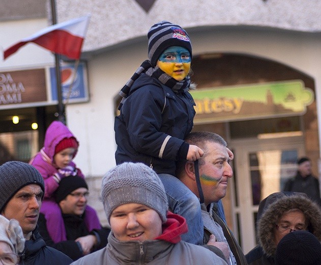 Wiec poparcia w Kołobrzegu