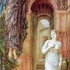 Edward Burne-Jones „Zwiastowanie”,  olej na płótnie, 1876–1879 Galeria Lady Lever,  Port Sunlight koło Liverpool