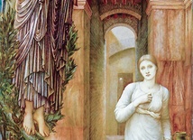 Edward Burne-Jones „Zwiastowanie”,  olej na płótnie, 1876–1879 Galeria Lady Lever,  Port Sunlight koło Liverpool