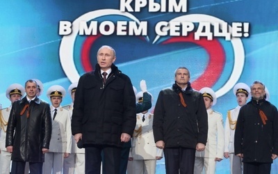 Putin "pokazał zaciśniętą pięść"