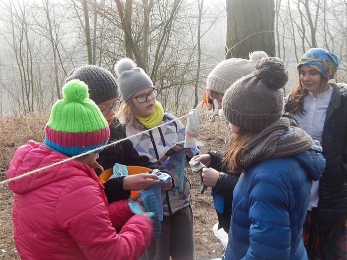 Harcerski biwak w Gołębiewku