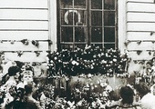 Aresztowany przez milicję obraz w archikatedrze warszawskiej, czerwiec 1966 r. P