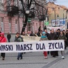 Uczestnicy V Marszu Dla Życia przeszli ul. Żeromskiego