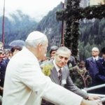 Jan Paweł II w Dolomitach w 1979 r.