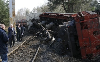 Pociąg wypadł z torów