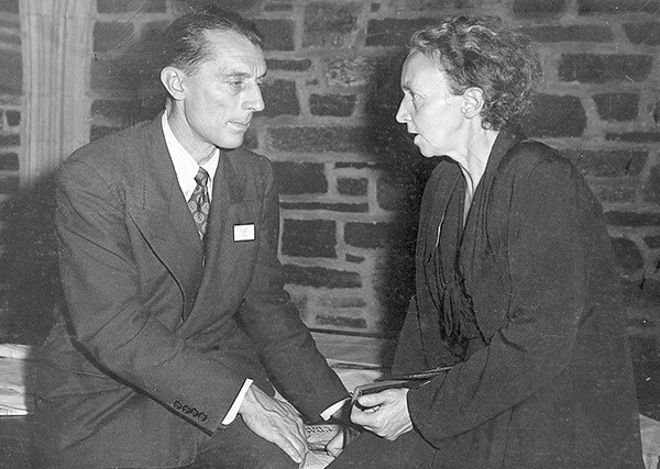 Małżonkowie Irena Joliot-Curie i Fryderyk Joliot-Curie