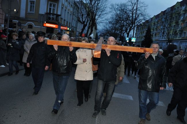 Droga Krzyżowa ulicami Białogardu