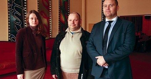 Organizatorzy Przeglądy w Gdyni: od lewej – Izabela Brzezińska,  Piotr Bulczak, Karol Nawrocki 