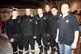  Zespół strażaków z Olsztyna również włączył się w sportową inicjatywę