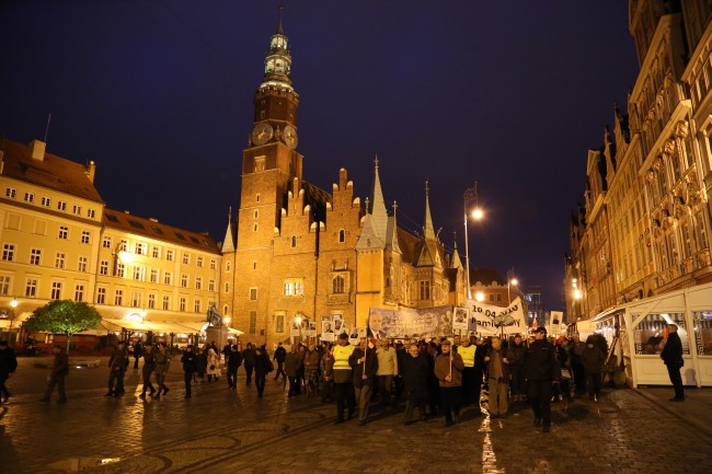 Marsz pamięci we Wrocławiu