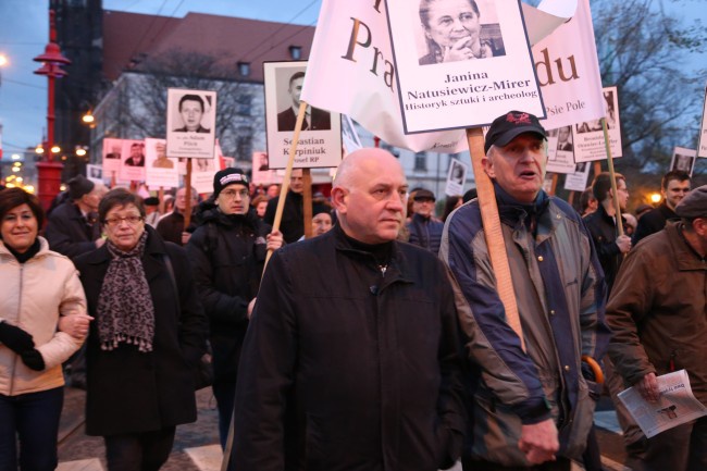 Marsz pamięci we Wrocławiu