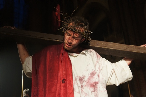 W rolę Jezusa wcielił się Jacek Rubikowski