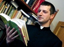 Kleryk Piotr Kamiński studiuje na V roku. Pochodzi z parafii św. Stanisława Kostki w Zielonej Górze