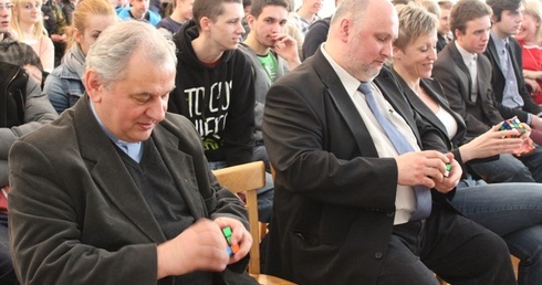 Do konkursu talentów młodzi technicy zaprosili także zaproszonych gości i swoich nauczycieli