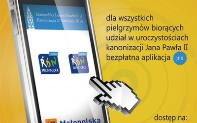 Aplikacja zawiera ważne informacje dla pielgrzymów w Rzymie i w Polsce