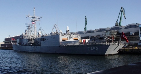 Turecki okręt przypłynął do Gdyni