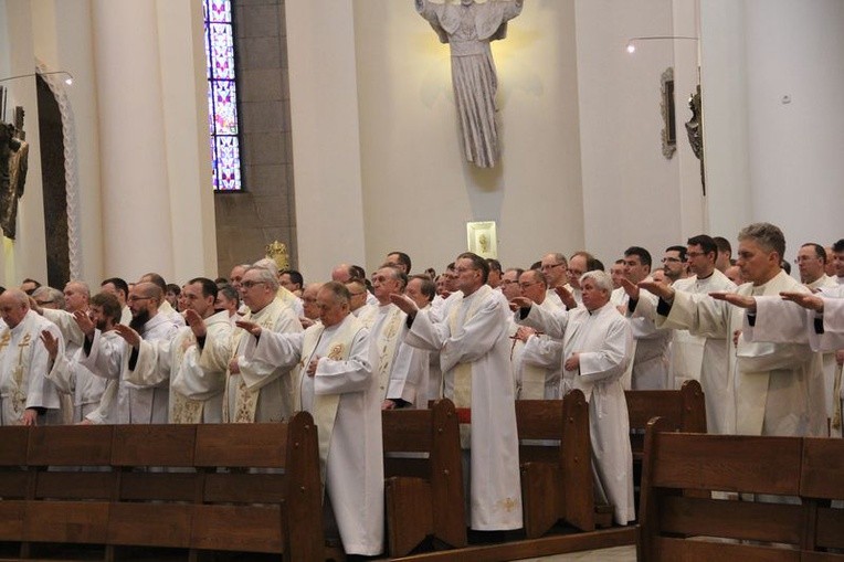 Msza św. Krzyżma w Katowicach