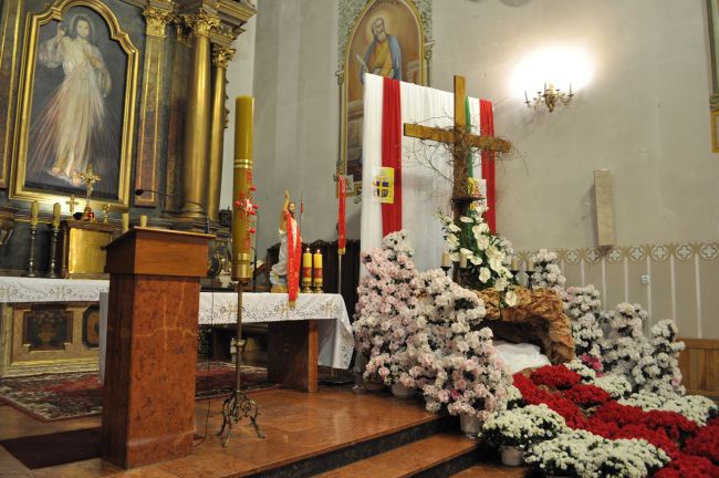 Ciechanów. Grób Pański w parafii św. Tekli