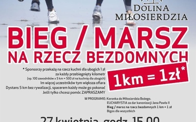 Bieg miłosierdzia - złotówka za kilometr
