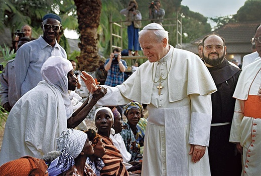 W ośrodku dla trędowatych w Cumura (Gwinea Bissau), 1990 r. 