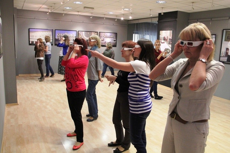 Ślady papieża w 3D