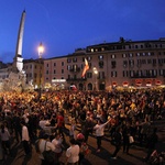 Przedkanonizacyjne czuwanie Polaków w Rzymie
