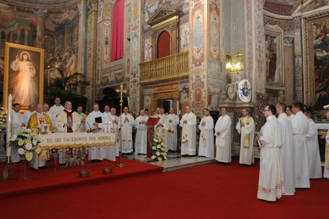 Msza św. w rzymskim kościele Santo Spirito in Sassia