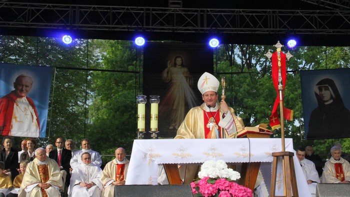 Dziękczynienie w parku Moczydło